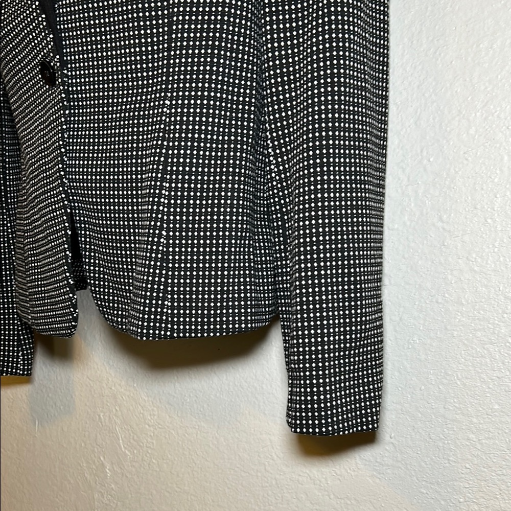 White Black Women's Black and White Blazer - Picture 5 of 8